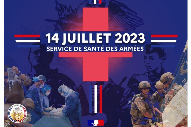 14 juillet 2023 : 283 soignants militaires défileront fièrement sur les Champs- Elysées.